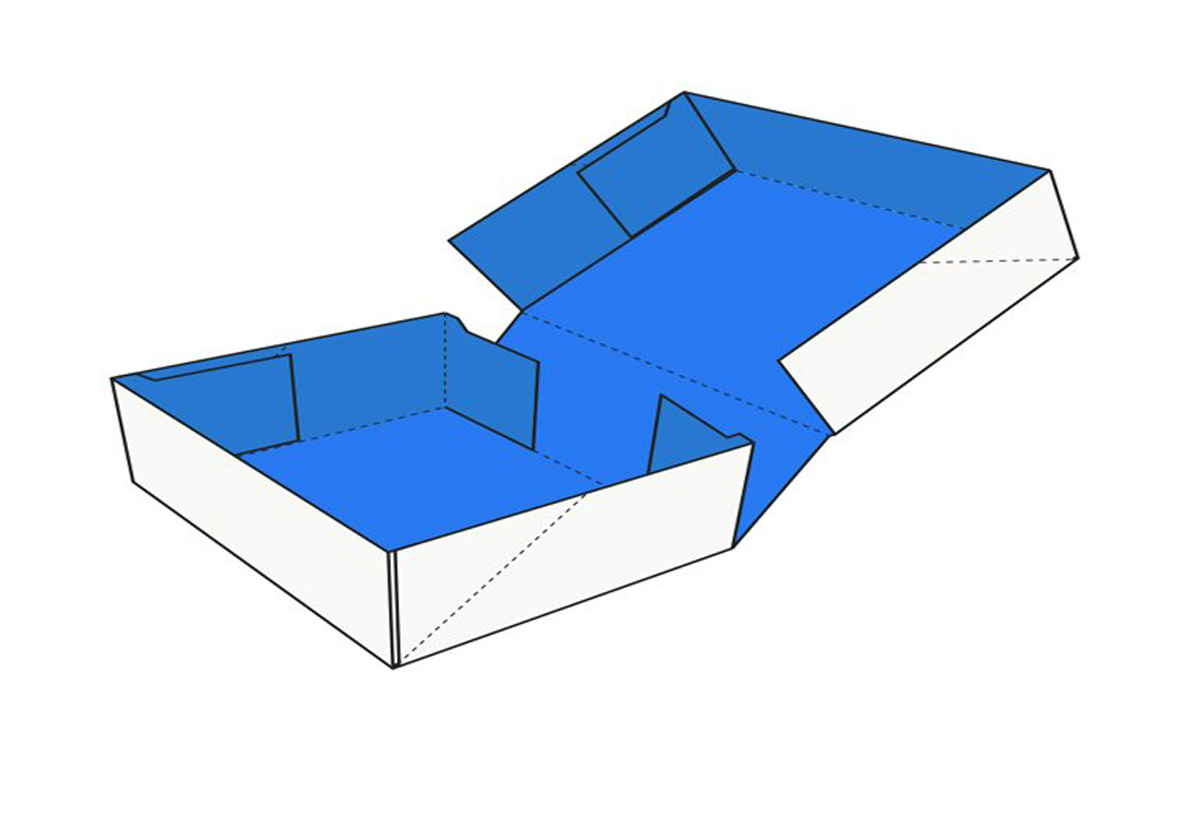 Four Corner Cake Box