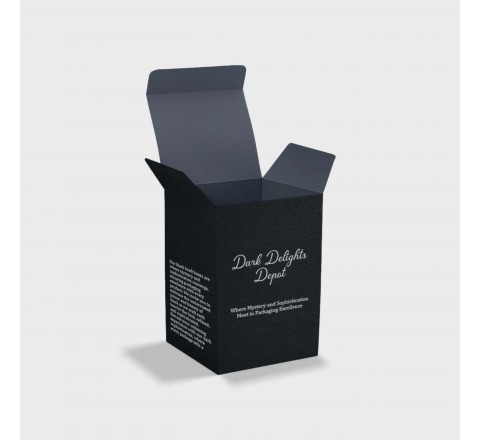 Black Tuck Top Packaging Boxes