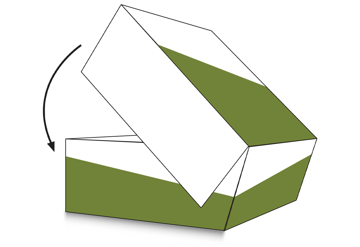 Four Corner Cake Box