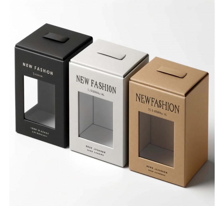 Kraft Window Packaging Boxes - Gallery Image