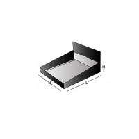 Double wal display lid