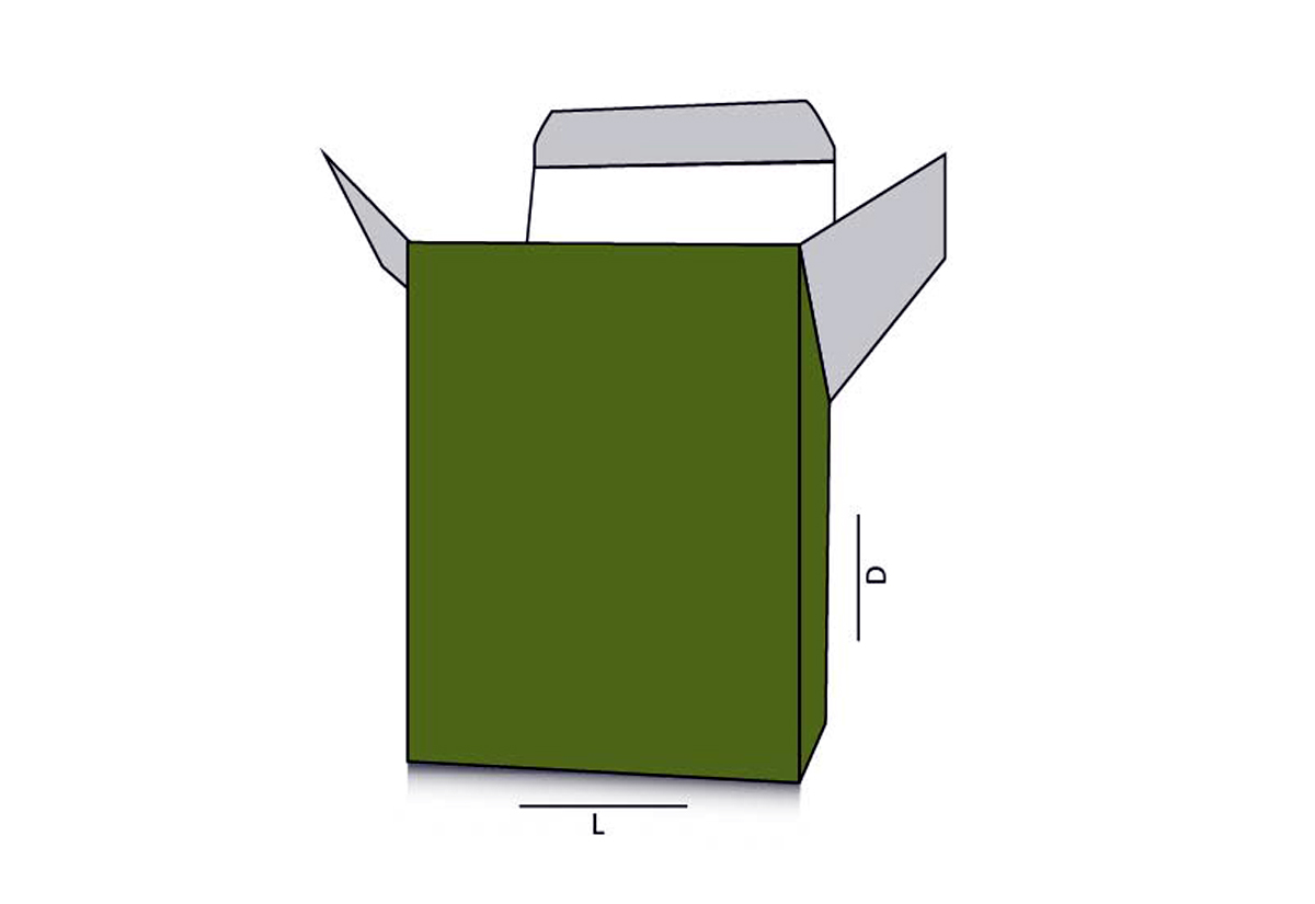 Slope top reverse tuck