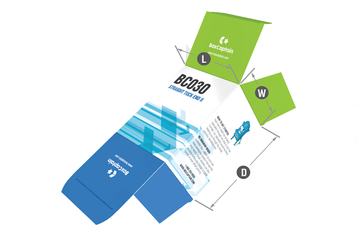 Straight tuck window