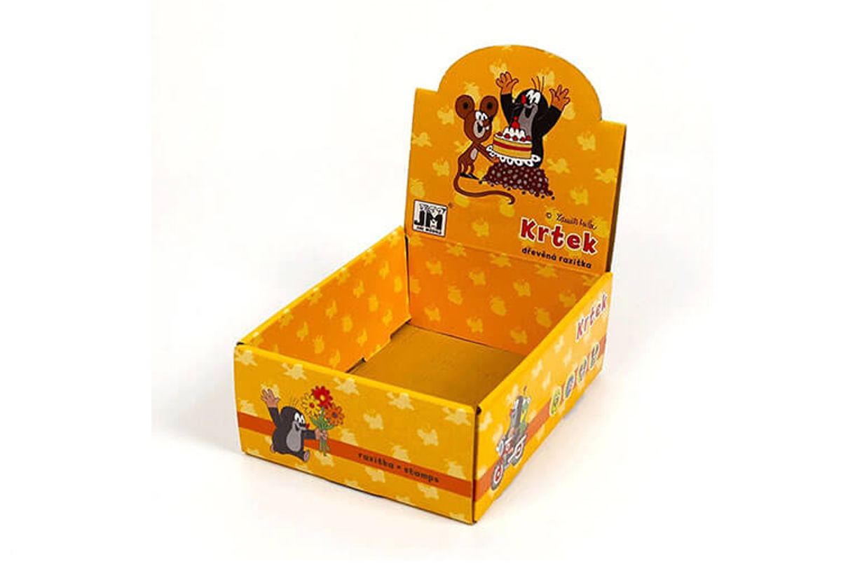 Self lock counter tray