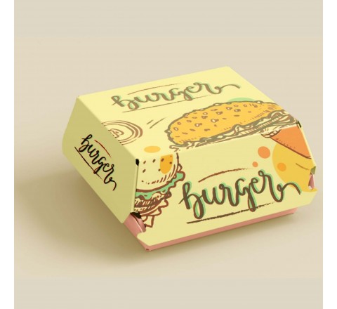 Hamburger Patty Packaging Boxes