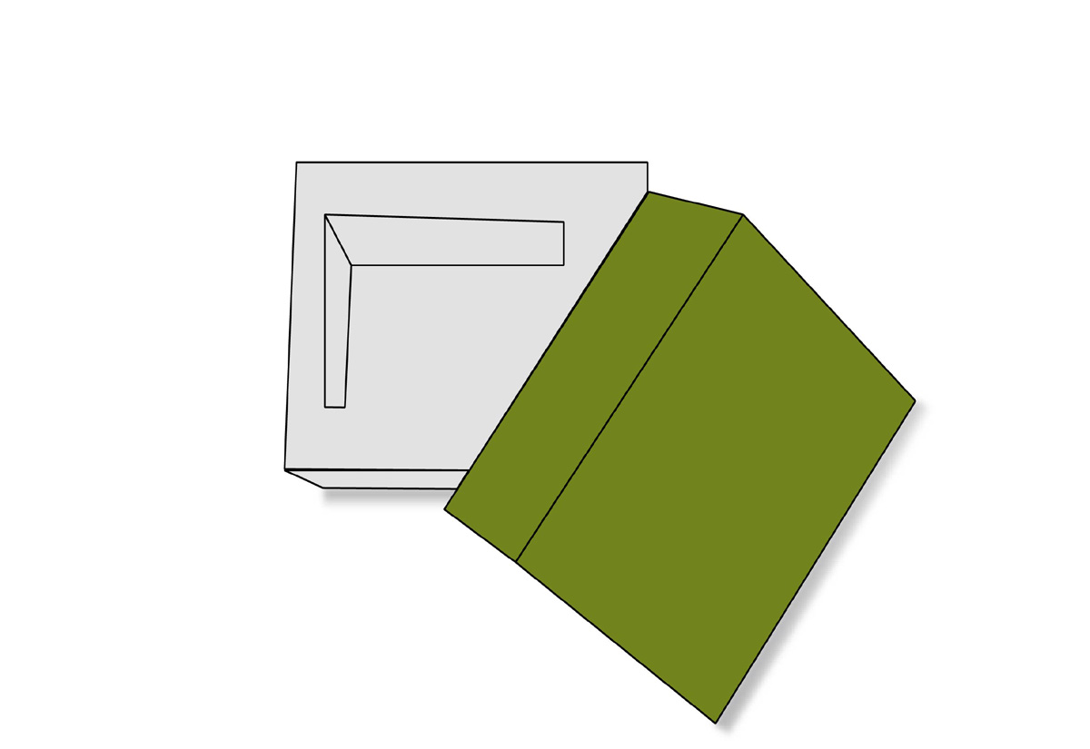 Double wal frame tray 